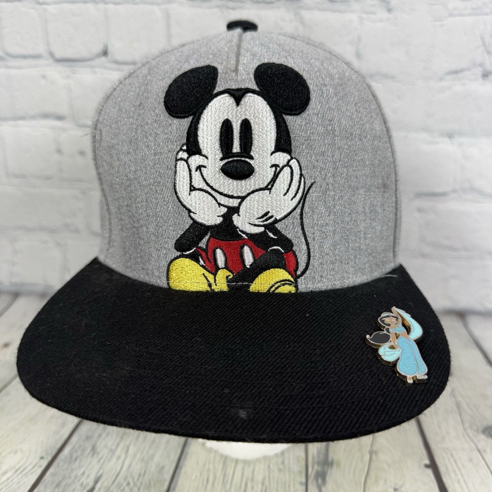 Rare Disney Parks Mickey Mouse Embroidered Baseball Hat Men One Size Collectible